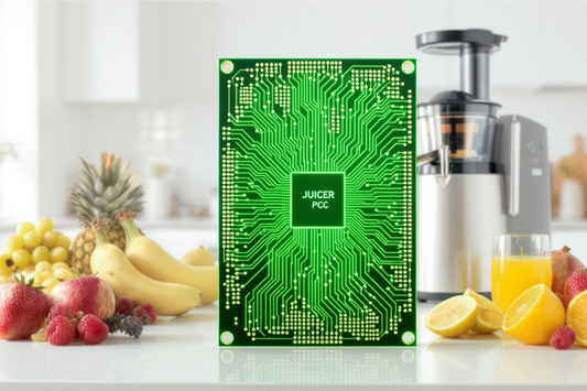 Juicer PCB board - design and efficiency