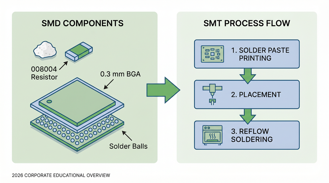 SMD vs SMT Differences in 2026 Understanding the Key Distinctions  Modern Electronics Manufacturing